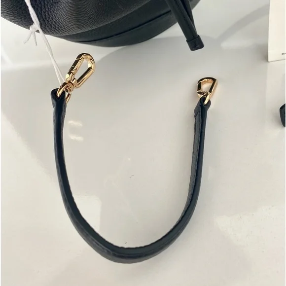 🏅🌈NEW🌈Tory Burch Thea Mini bucket backpack/shoulder bag/black/leather - Picture 9 of 14